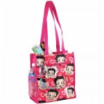 Betty Boop Tote Bag Multi Faces Design - Red
